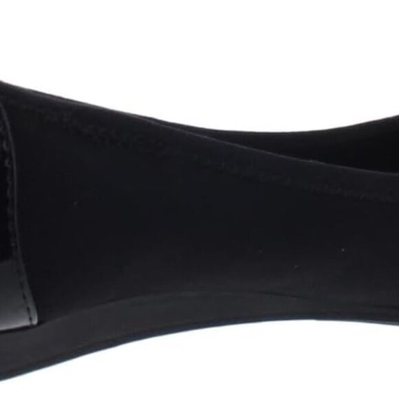 Women’s Slip-On Ballet Flats Rubber Sole Breathable Textiles Size 10 Black - Picture 2 of 2